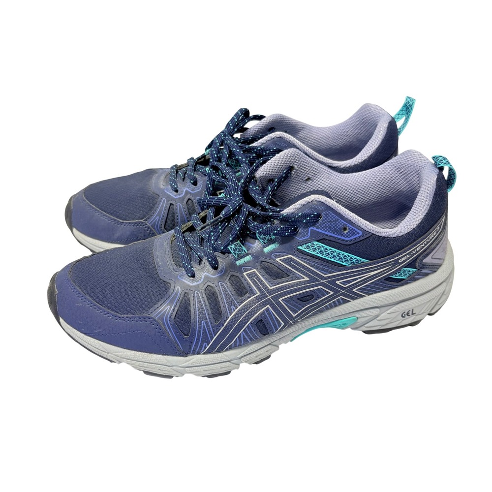 ASICS GEL-Venture 7 Trail Running Shoes Women's Size 9.5 Blue 1012A476